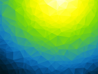 abstract yellow green blue background