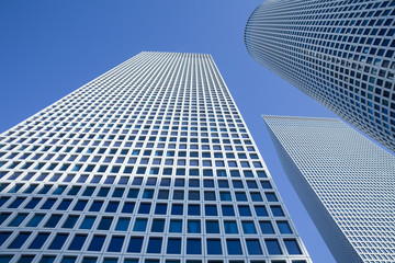 Skyscrapers Under Blue Sky - Modern Office Building