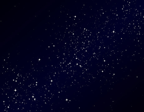cielo notturno stellato