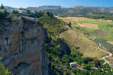 Fototapeta na wymiar Landscape Spanish city Ronda