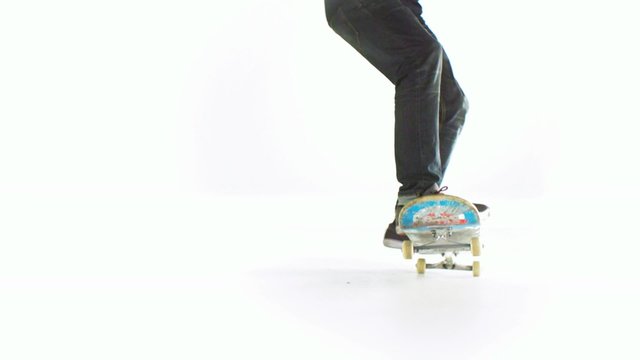 Skateboard jump shooting with high speed camera, phantom flex.