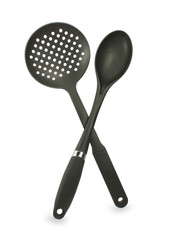 spoon, to remove the foam and the sample with broth