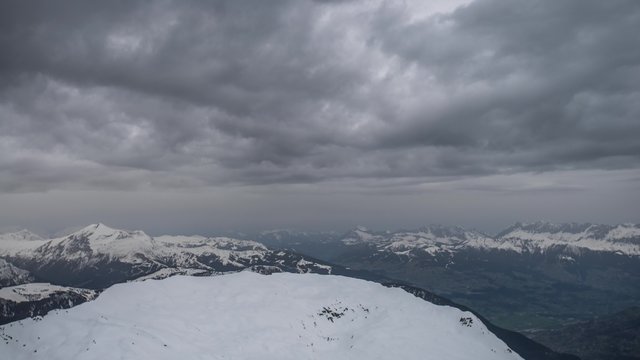 Dark Clouds on Le Brevent (2525m)
