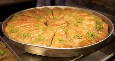 Tasty Oriental sweets baklava