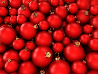 Red Christmas ball