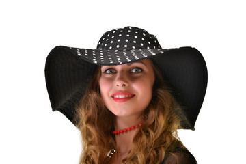 Woman with hat