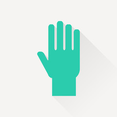 hand vector flat icon