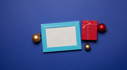 Christmas gifts and photo frame