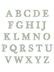 Alphabet letters 3D