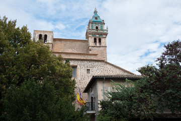 Fototapeta premium church in Valdemossa, Mallorca, Spain