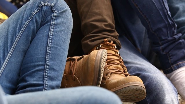 Male Model legs with jeans