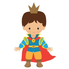 Cute prince vector illustration © primus44