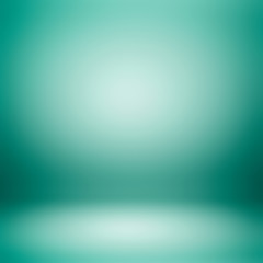 Green room gradient abstract background - obrazy, fototapety, plakaty