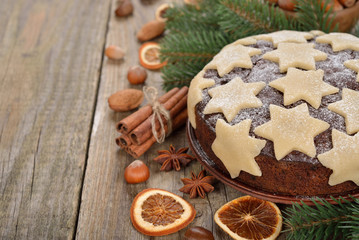 Traditional Christmas cake