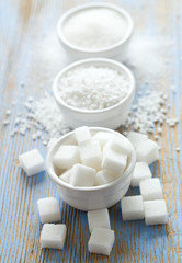 white sugar assortment