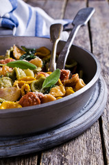 Orecchiette Pasta with garlic and sage