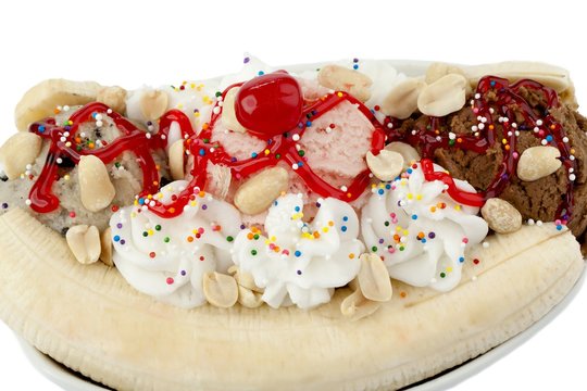 Banana Split Sundae