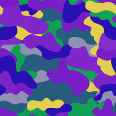 Fototapeta na wymiar Seamless military camouflage texture. Military background