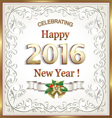 Christmas postcard in openwork frame