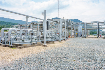 equipment,pipeline and tank of oil refinery plant