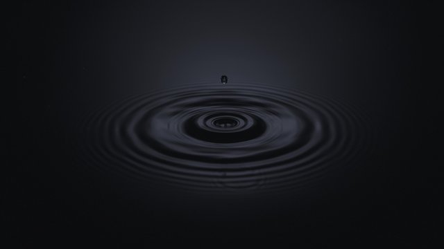 Water Drop making ripple shot with high speed camera, phantom flex 4K.