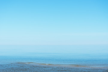 Still gulf of Riga, Baltic sea.