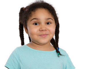 Cute little African American girl