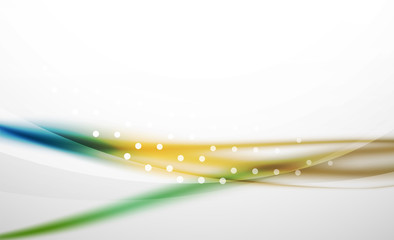 Colorful wave line, abstract background with light and shadow effects