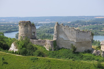 Fototapeta na wymiar Château Gaillard - Burg von König Richard Löwenherz von England