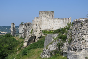 Fototapeta na wymiar Château Gaillard - Burg von König Richard Löwenherz von England