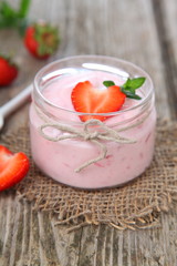 Strawberry yogurt