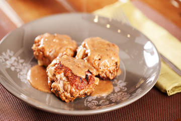 Meatballs with mushroom sauce