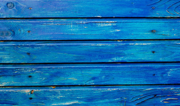 Wood blue background