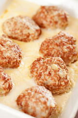 Meatballs with Bechamel sauce