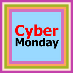 cyber monday deals design. creative concept vector background for Web and Mobile Applications, Illustration template design, business infographic, page, banner.
