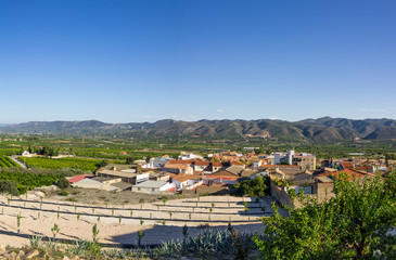 Fototapeta na wymiar Spanish town Montesa