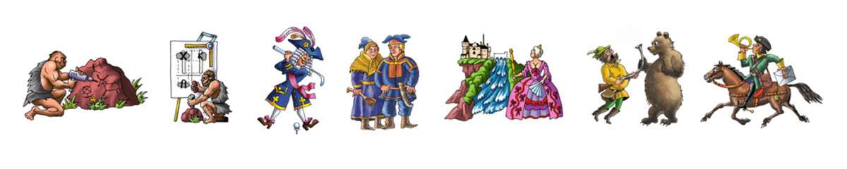 The various people in different suits_1 © Sergey Mikhaylov