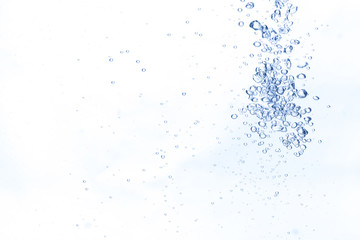 Bubbles in fresh water