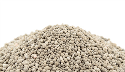 Heap of mineral fertilizers