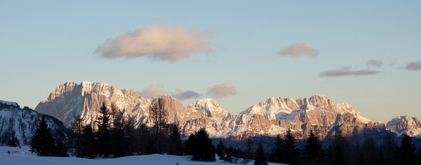 View of Alps..Dolomiti..Italy