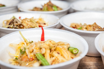 the Thai vegetables