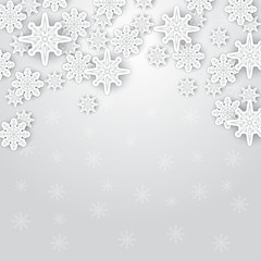 Snowflakes background