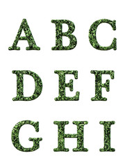 Alphabet letters 3D