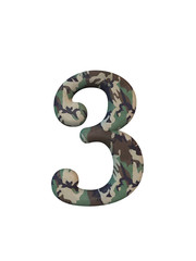 Naklejka premium Alphabet letters 3D