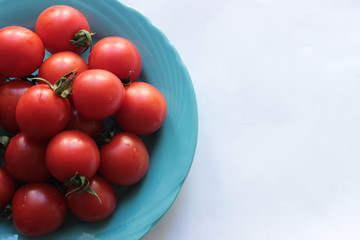Tomatoes and background