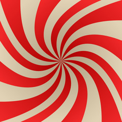 Red and beige abstract twirl background