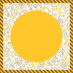 Wedding vintage invitation card or announcement.
