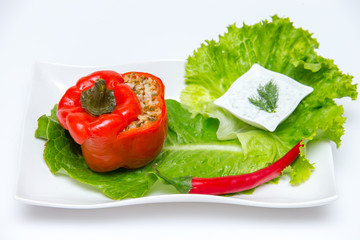 Gefüllte Gemüsemischung