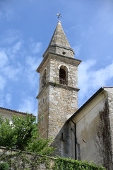 Fototapeta na wymiar Kirche in Motovun