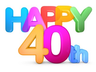 Happy 40th Title